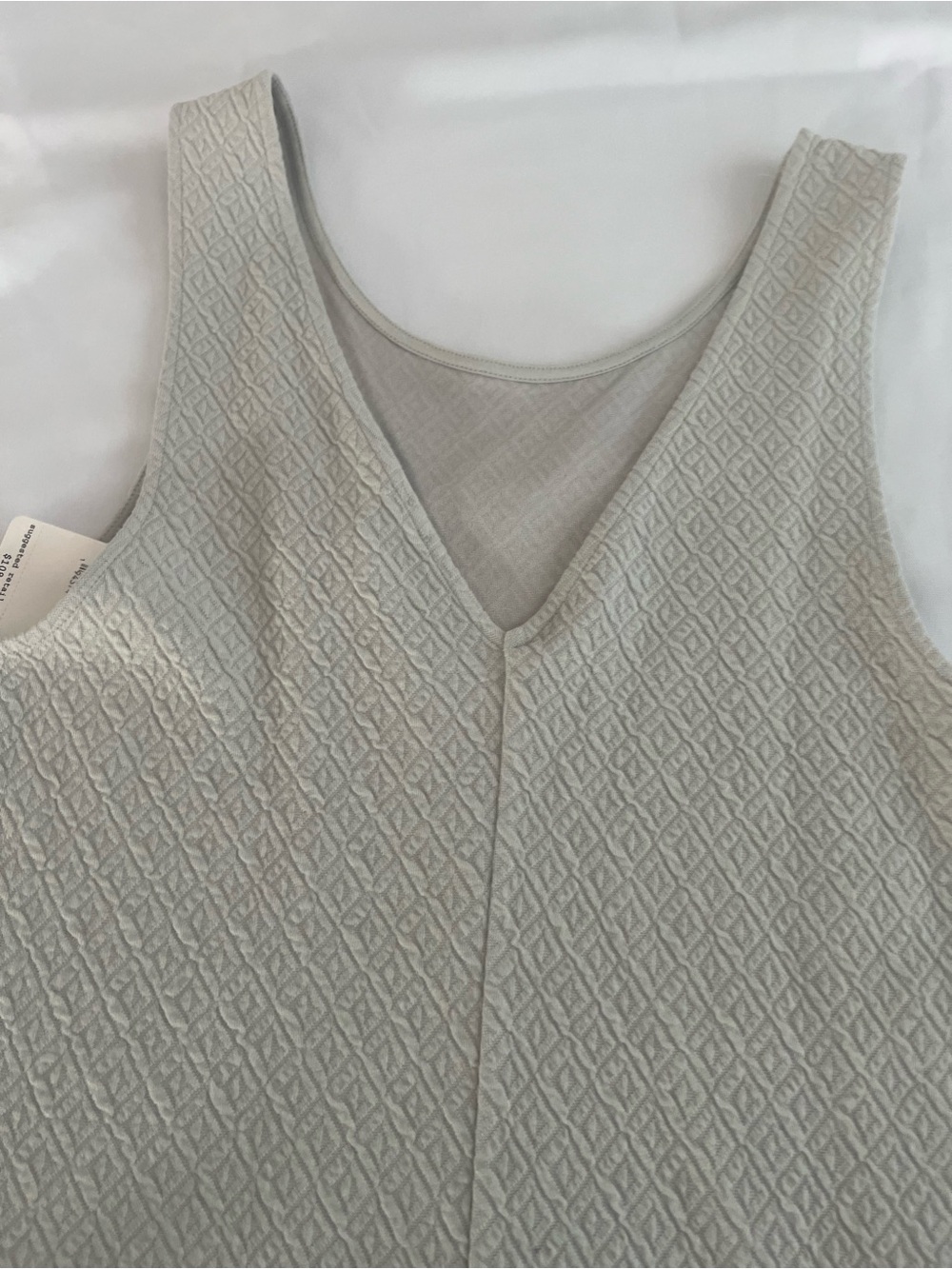 Free people drop waist knit mini dress in grey - Picture 3 of 9
